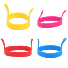 Cercles à crêpes en silicone antiadhésifs, lot de 4