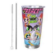 Powerpuff Girls Tumbler Stainless Steel 20 oz