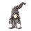 Christmas gnome ornament plush doll grey 1 piece 1