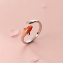 Bague unisexe ajustable en argent 925, hibou, grenouille, chat et oiseau, taille 41