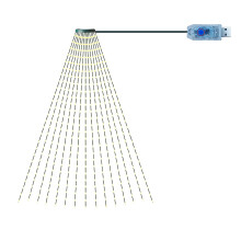 Luces LED para árbol de Navidad MERILER, coloridas y de bajo consumo.