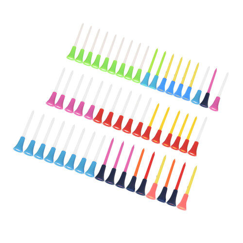 50Pcs 83mm Eco-Friendly Silicone Golf Tees