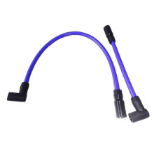 (Blue) Spark wire for Big Twin motorcycle 10mm red easy installation