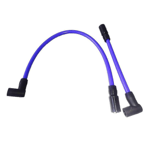 (Blue) Spark wire for Big Twin motorcycle 10mm red easy installation