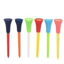 83mm Soft Silicone Plastic Golf Tees 50 Pack