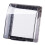 Boîtier de prise murale universel étanche type 86 noir 1