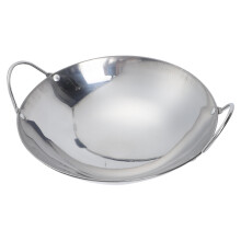 Stainless steel griddle pan 12-inch