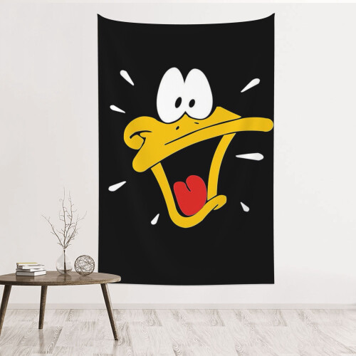 Daffy Duck tapestry wall decor for men and boys