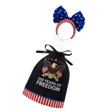 Premium stof patriottisme ganzen strik outfit ornament vlag