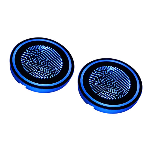 2PCS Bright Shining Drink Coasters Great For Vehicles And-C