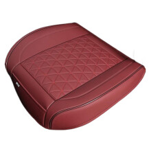 Universal Car Seat Covers Waterproof Leather Cushion with-Red