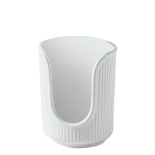 Dispensador de vasos de plástico para baño con rayas verticales