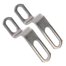 Universelle Edelstahl-Auspuffrohrhalterung Z/L-förmige-80mm 2