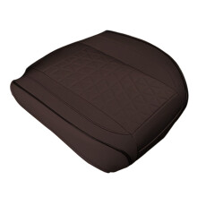 Car Seat Covers PU Leather Waterproof Cotton Padding-Coffee