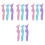 12Pièces Outils Silicone Aide Precise Eyeliner Sourcils 2
