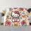 Hello Kitty Flanell-Fleece-Decke, 152 x 127 cm 1