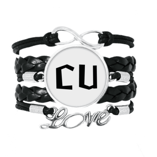 Art-Deco-Lederarmband mit gedrehtem Design