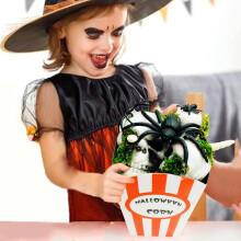 Halloween-popcorn-rekvisiitta vaahtomuovikoristeeksi, 1 pakkaus