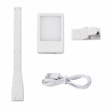 Lampe de lecture LED rechargeable USB20h Luminosité réglable