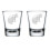Schnapsgläser-Set mit Stinktier-Design, 2er-Packung, 50 ml 1