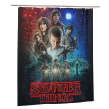 Stranger Things shower curtain 66x72 in with hooks