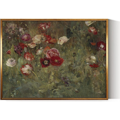 Vintage-seinätaide kankaalle, 30x40 cm