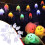 YiFudd Halloween string lights white skull 10 LED 1