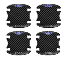 (FORD)8Pcs Car Door Handle Bowl Anti-Scratch Cover Guard Protector Sticker