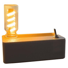 Atmosférické LED nočné svetlo Prenosná sviečková lampa s...