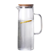 Carafe isotherme en verre avec couvercle et poignée 1,5 L