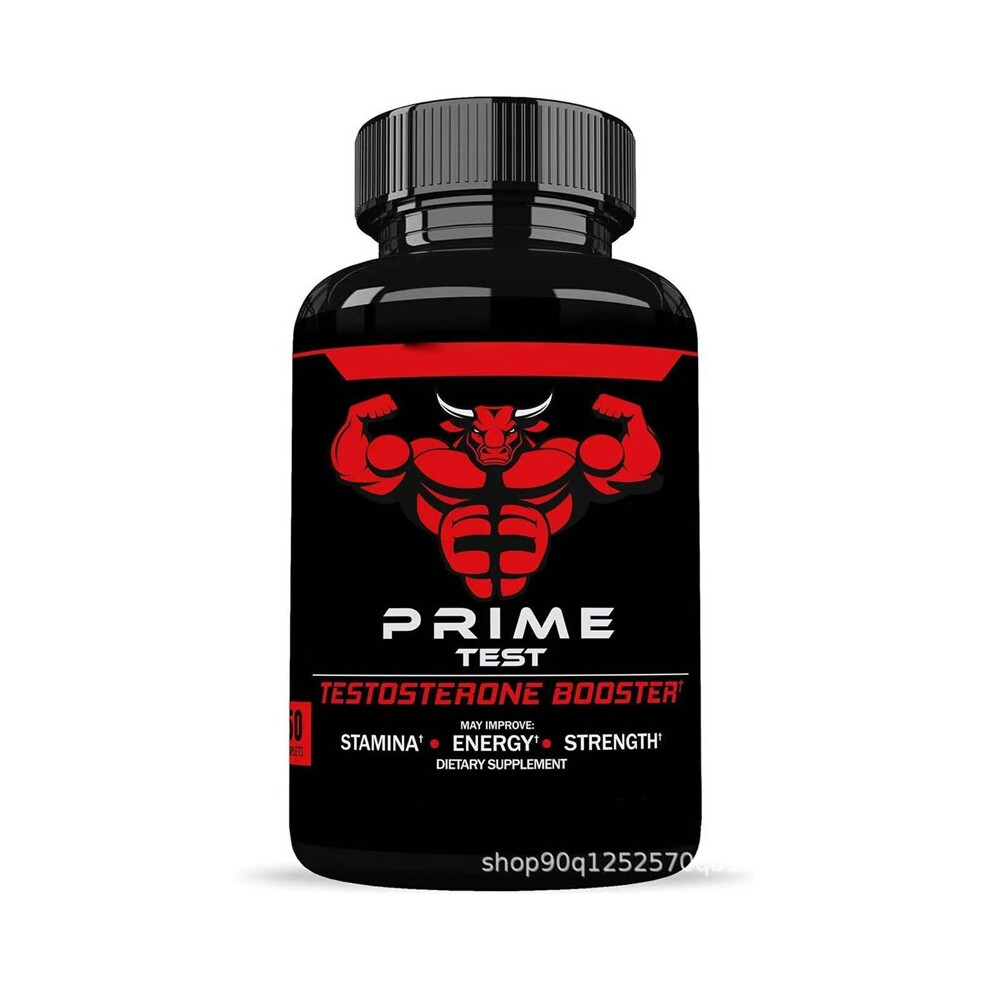 (2PCS) Prime Test Testosterone Booster, 60-Count BottleâHelps Boost Endurance, Energy, and Strength