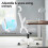ELFORDSON (Grey & White) ELFORDSON Mesh Office Chair Executive Swivel Adjustable Headrest Computer Gaming 2