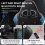 (Red)Bluetooth Gaming Chair Ergonomic Office Chair 5