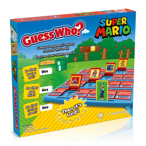Super Mario Guess Who? Board Game 1