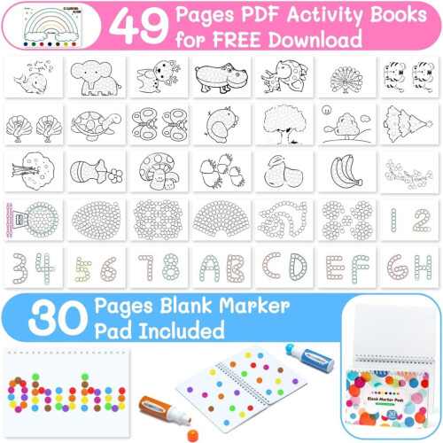 Bingo Pens and Dabbers 8 Colours 40 ml 2