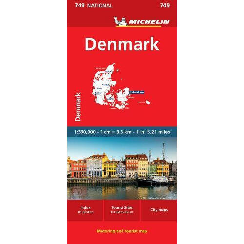 Denmark Michelin National Map 749 by Michelin Other Book