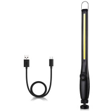 Faro da lavoro a LED COB ricaricabile tramite USB, portatile e magnetico