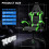 (Green)Ergonomic Bluetooth Gaming Chair with Speakers 3