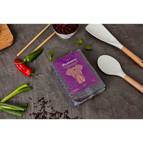 Thai Premium Nutritious Whole Grain Riceberry 1kg 1