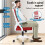 ELFORDSON (Red) ELFORDSON Mesh Office Chair Executive Swivel Adjustable Headrest Computer Gaming 10