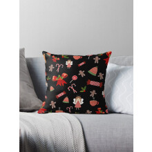Jouluinen tyynynpäällinen perheille, 18 x 18 tuumaa, kaksipuolinen