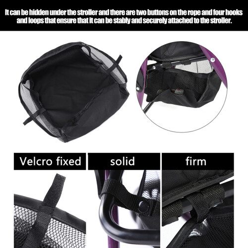 Pushchair Bottom Basket Shopping Storage
