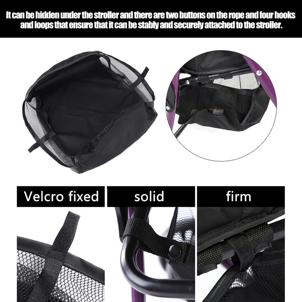 Pushchair Bottom Basket Shopping Storage