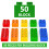 Big Building Blocks Starter Set 50 Pcs 2