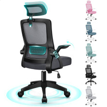(Dark Grey) ELFORDSON Mesh Office Chair Executive Swivel Adjustable Headrest Computer Gaming