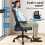 ELFORDSON (Dark Grey) ELFORDSON Mesh Office Chair Executive Swivel Adjustable Headrest Computer Gaming 11