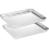 2pcs Stainless Steel Oven Baking Trays, Small & Medium Set - KC 1
