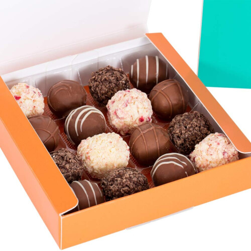 White & Dark Chocolate Truffle Collection Box 2