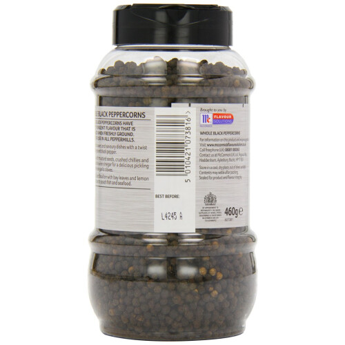 Schwartz Whole Black Peppercorns 460g 2