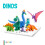 Dinos Set Colourful Modeling Kids 3